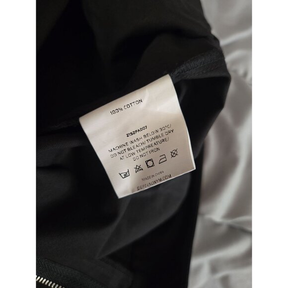 NWT Mens Dept*Anonym XL Black Trousers / 32" Waist / Adjustable Cuff Pants - Picture 9 of 10